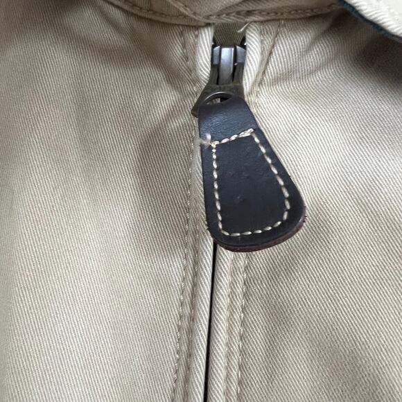 Polo Ralph Lauren Bomber Jacket Mens XXL Beige Blouson Chin Strap - Picture 11 of 12